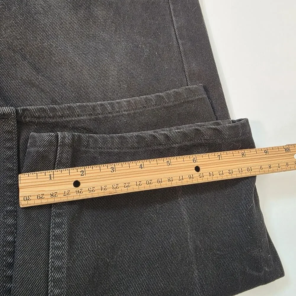 Levi's 550 Mens Relaxed Fit Black Denim Jeans Size 36x30 Mid Rise